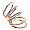 Кольцо женское серебряное 925* позолота цирконий Арт 555 338