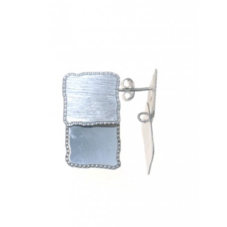Сережки жіночі срібні 925* родій Арт 222 4 009MV