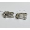 Сережки жіночі срібні родій Арт 11 5 8987